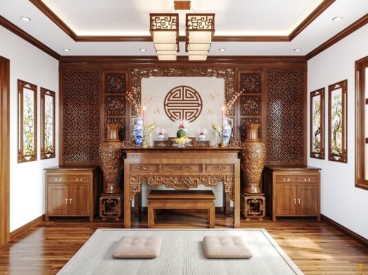 10+ mẫu phòng thờ đẹp được ưa chuộng